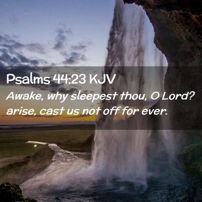 Psalms 44:23 KJV Free Bible Images