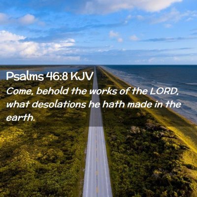 Psalms 46:8 KJV Free Bible Images