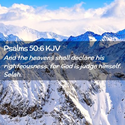 Psalms 50:6 KJV Free Bible Images