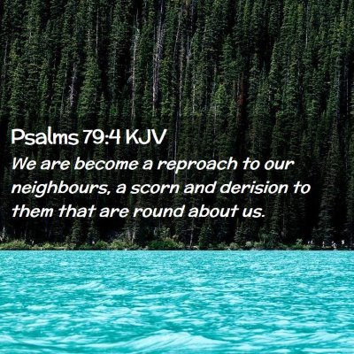 Psalms 79:4 KJV Free Bible Images