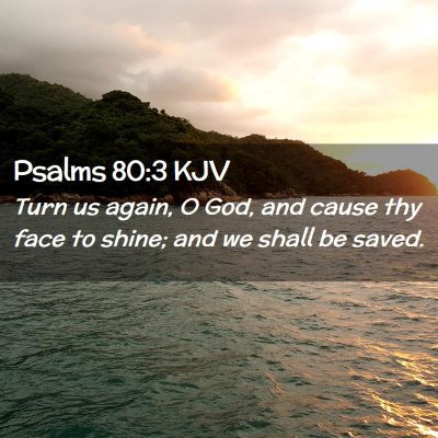 Psalms 80:3 KJV Free Bible Images