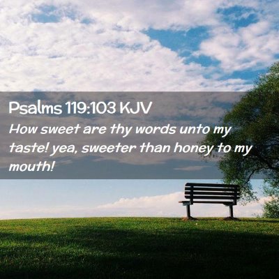 Psalms 119:103 KJV Free Bible Images