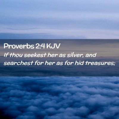 Proverbs 2:4 KJV Free Bible Images