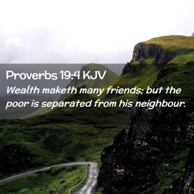 Proverbs 19:4 KJV Free Bible Images