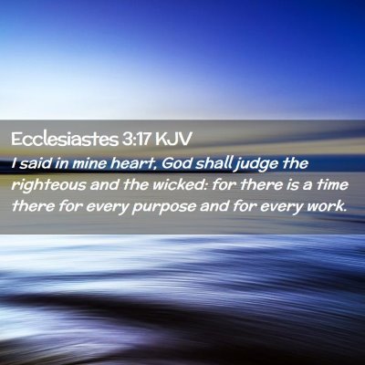 Ecclesiastes 3:17 KJV Free Bible Images