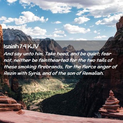 Isaiah 7:4 KJV Free Bible Images