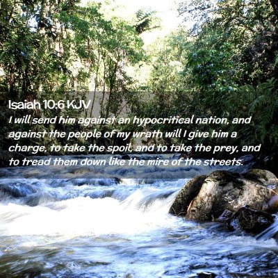 Isaiah 10:6 KJV Free Bible Images