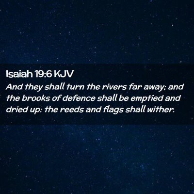 Isaiah 19:6 KJV Free Bible Images