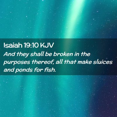 Isaiah 19:10 KJV Free Bible Images