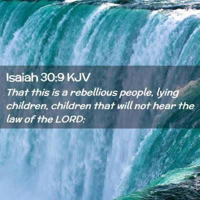 Isaiah 30:9 KJV Free Bible Images