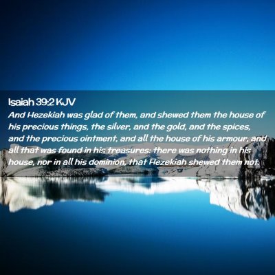 Isaiah 39:2 KJV Free Bible Images