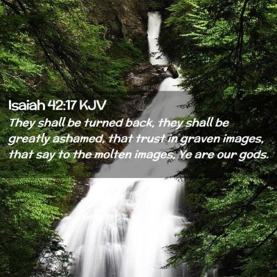 Isaiah 42:17 KJV Free Bible Images