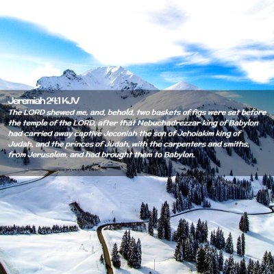 Jeremiah 24:1 KJV Free Bible Images