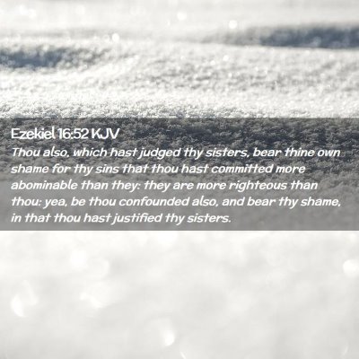 Ezekiel 16:52 KJV Free Bible Images