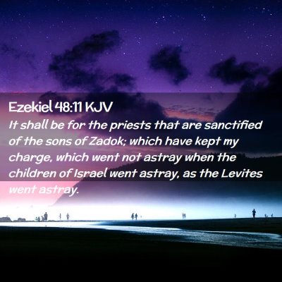 Ezekiel 48:11 KJV Free Bible Images