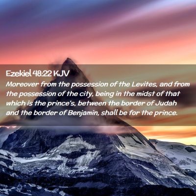 Ezekiel 48:22 KJV Free Bible Images