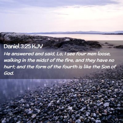 Daniel 3:25 KJV Free Bible Images