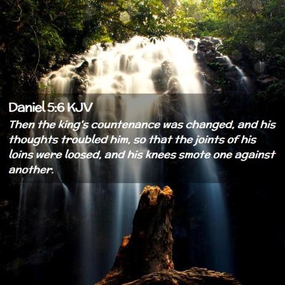 Daniel 5:6 KJV Free Bible Images