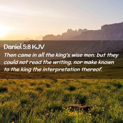 Daniel 5:8 KJV Free Bible Images