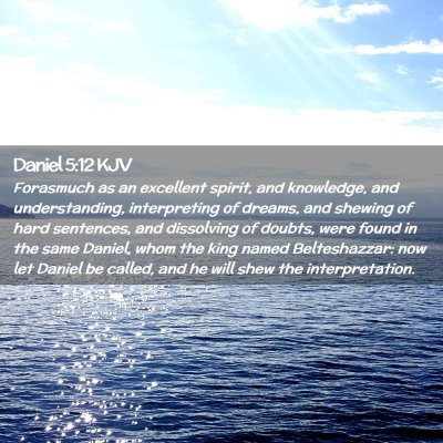 Daniel 5:12 KJV Free Bible Images