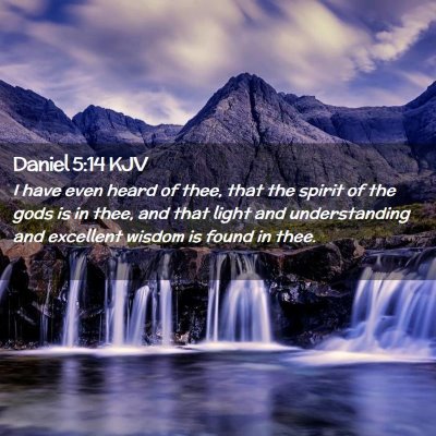 Daniel 5:14 KJV Free Bible Images