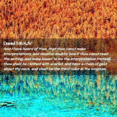 Daniel 5:16 KJV Free Bible Images