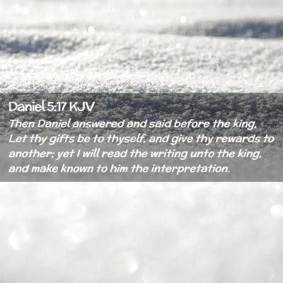 Daniel 5:17 KJV Free Bible Images