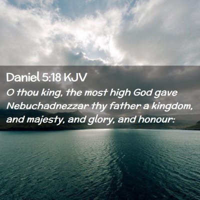 Daniel 5:18 KJV Free Bible Images