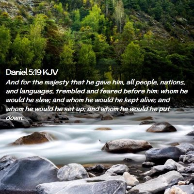 Daniel 5:19 KJV Free Bible Images