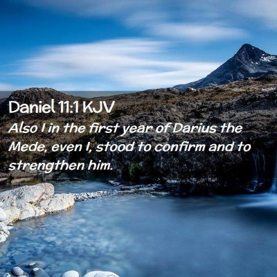 Daniel 11:1 KJV Free Bible Images