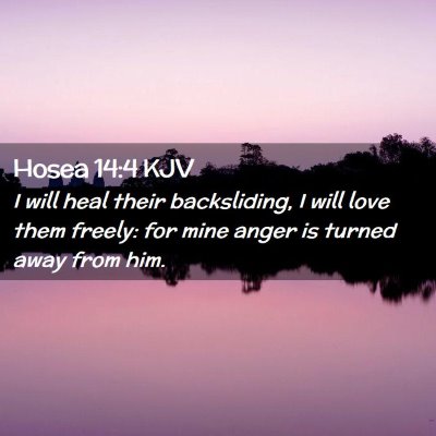 Hosea 14:4 KJV Free Bible Images