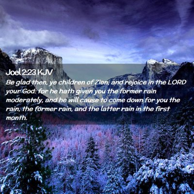 Joel 2:23 KJV Free Bible Images