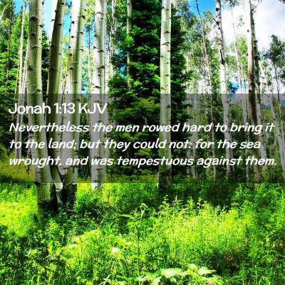 Jonah 1:13 KJV Free Bible Images