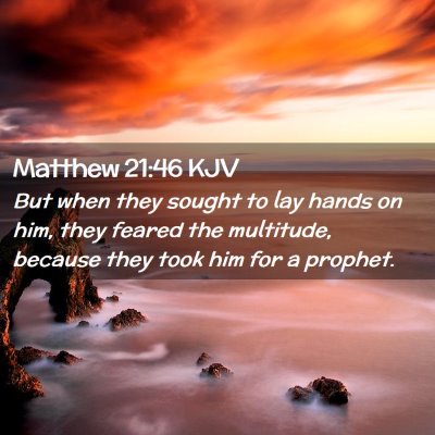 Matthew 21:46 KJV Free Bible Images