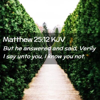 Matthew 25:12 KJV Free Bible Images