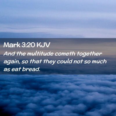 Mark 3:20 KJV Free Bible Images