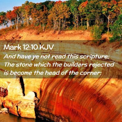 Mark 12:10 KJV Free Bible Images