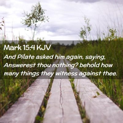 Mark 15:4 KJV Free Bible Images