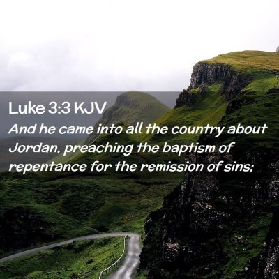 Luke 3:3 KJV Free Bible Images