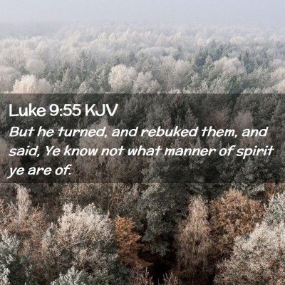 Luke 9:55 KJV Free Bible Images
