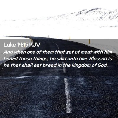 Luke 14:15 KJV Free Bible Images