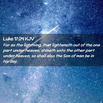 Luke 17:24 KJV Free Bible Images