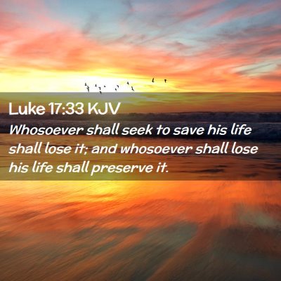 Luke 17:33 KJV Free Bible Images