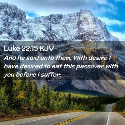 Luke 22:15 KJV Free Bible Images