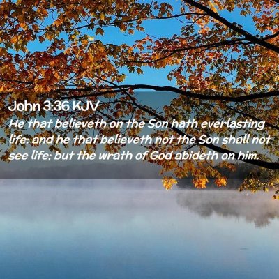 John 3:36 KJV Free Bible Images