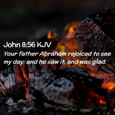 John 8:56 KJV Free Bible Images