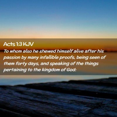 Acts 1:3 KJV Free Bible Images