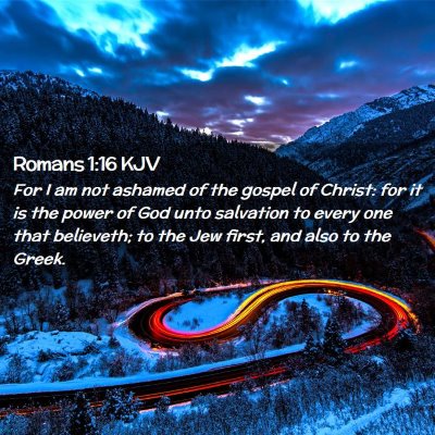Romans 1:16 KJV Free Bible Images