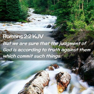 Romans 2:2 KJV Free Bible Images