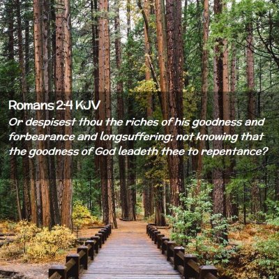 Romans 2:4 KJV Free Bible Images